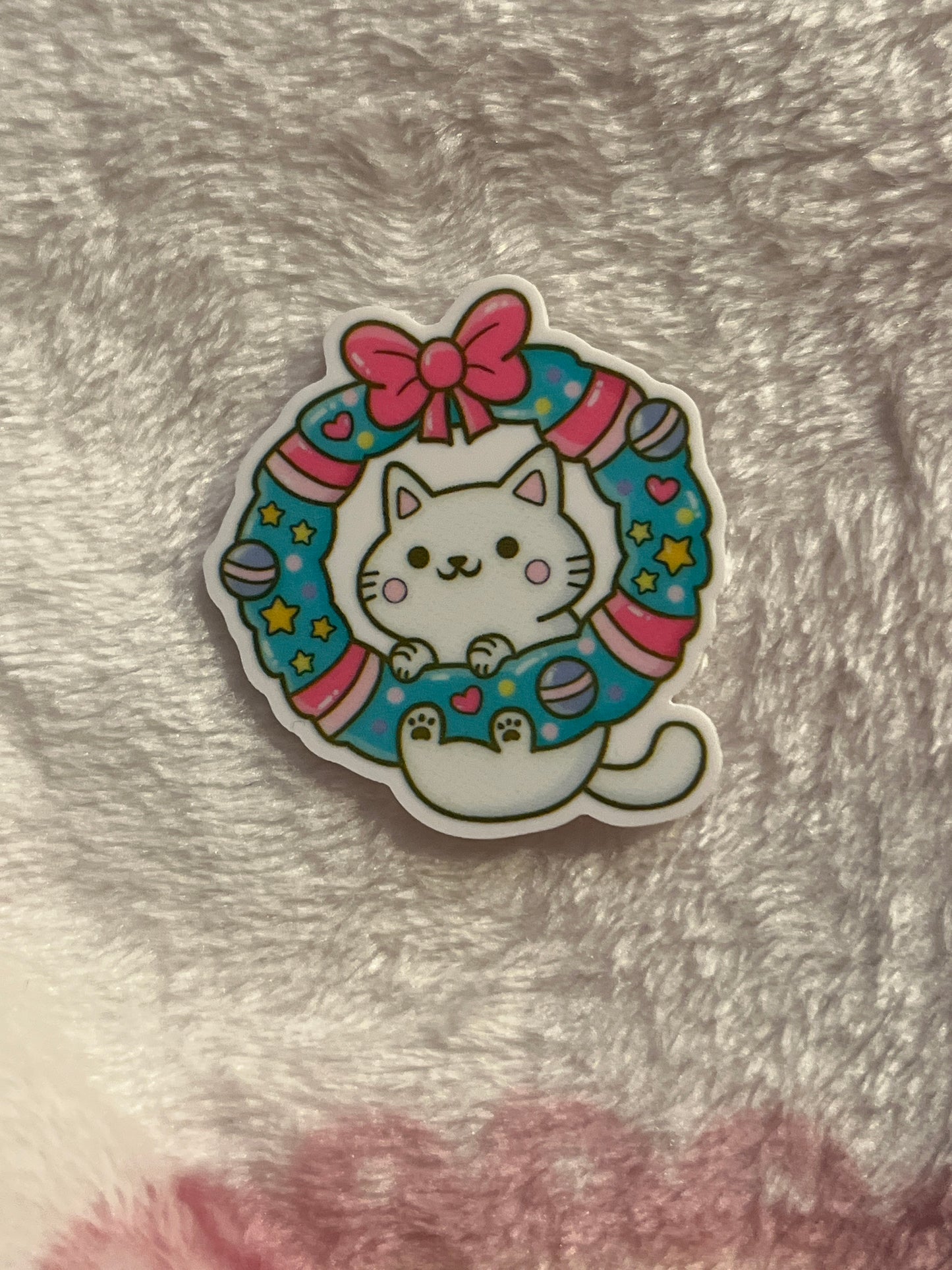 Christmas Kitty Wreath Planar