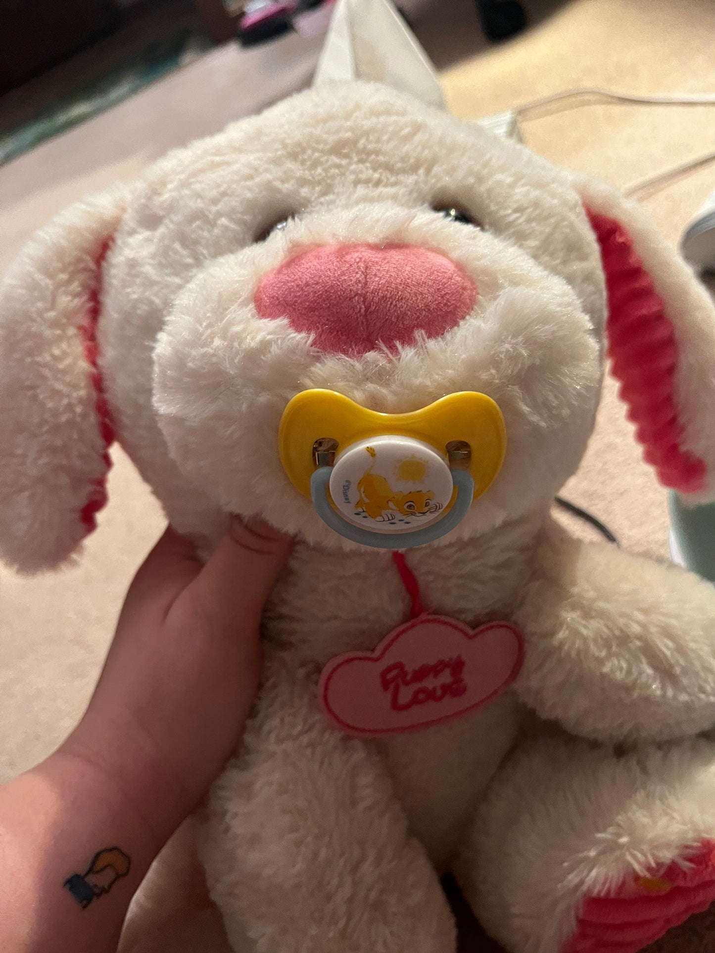 Blue Stripes Plushie Paci