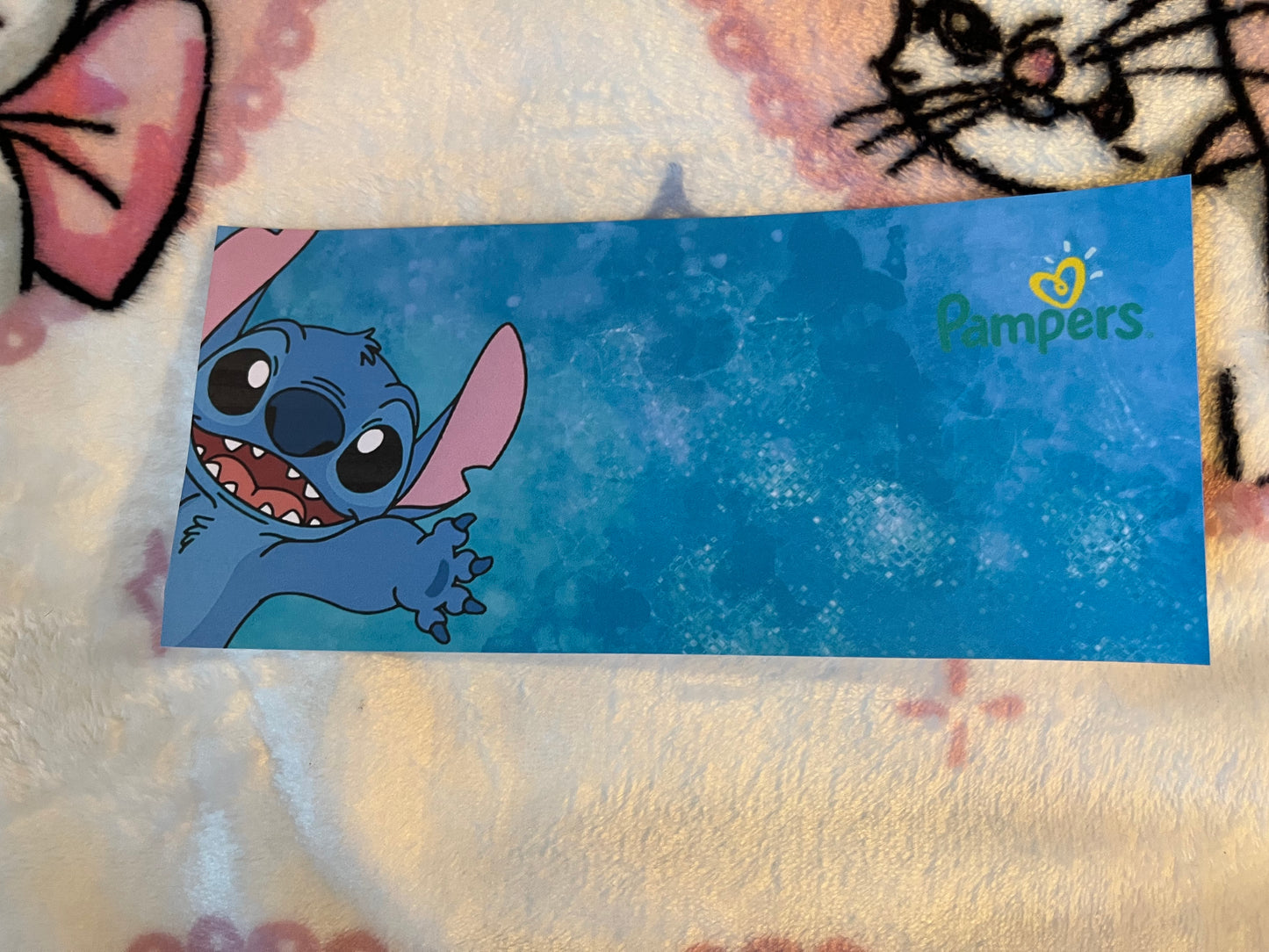Stitch Peeking Diaper Tape
