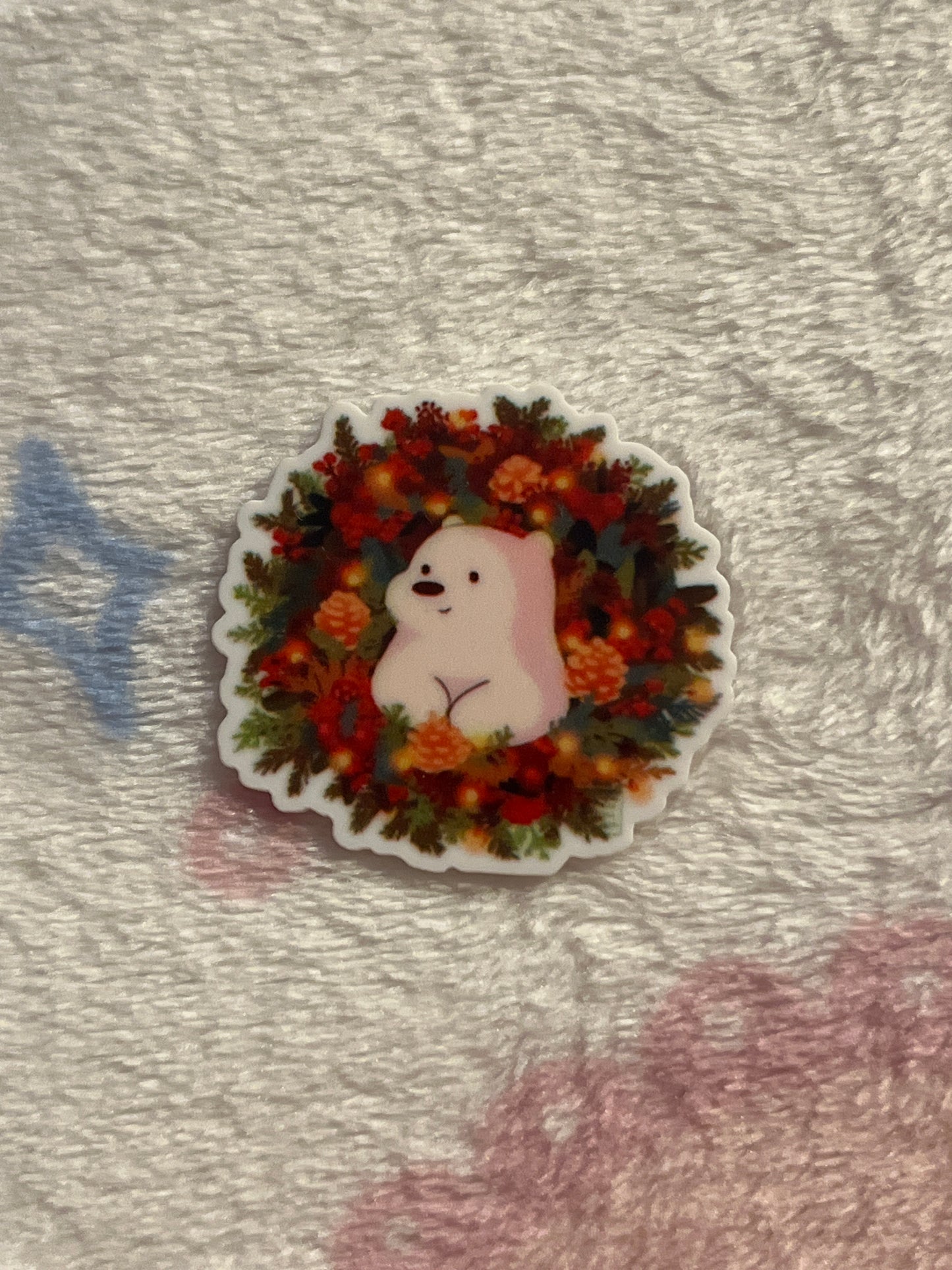 Christmas Ice Bear Wreath Planar