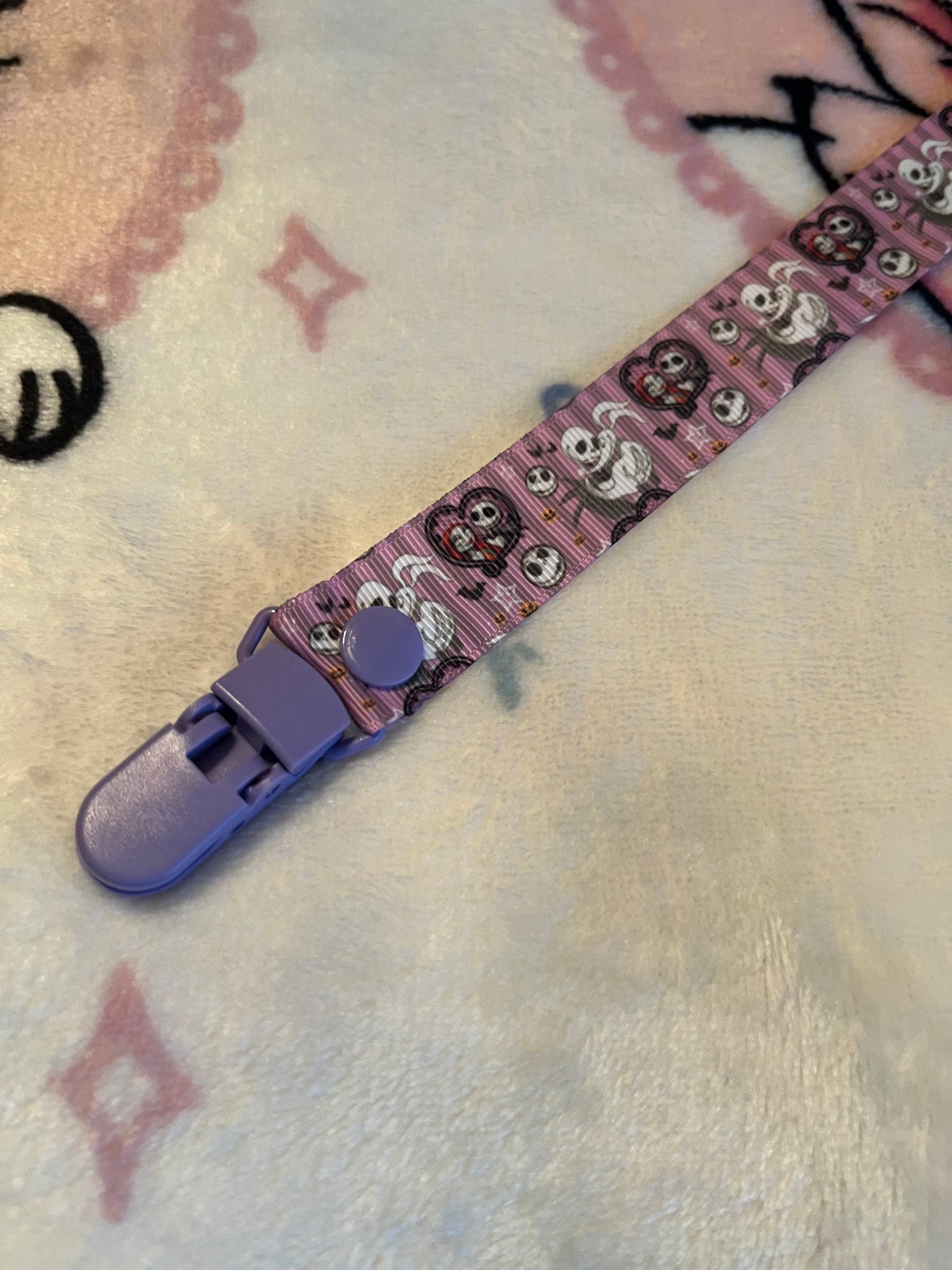 Nightmare Before Christmas Pacifier Clip