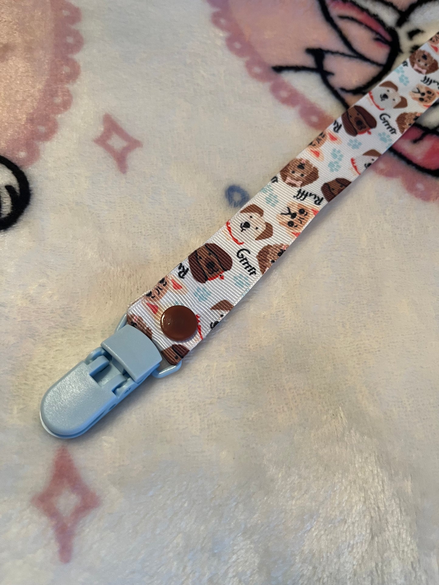 Dogs Pacifier Clip