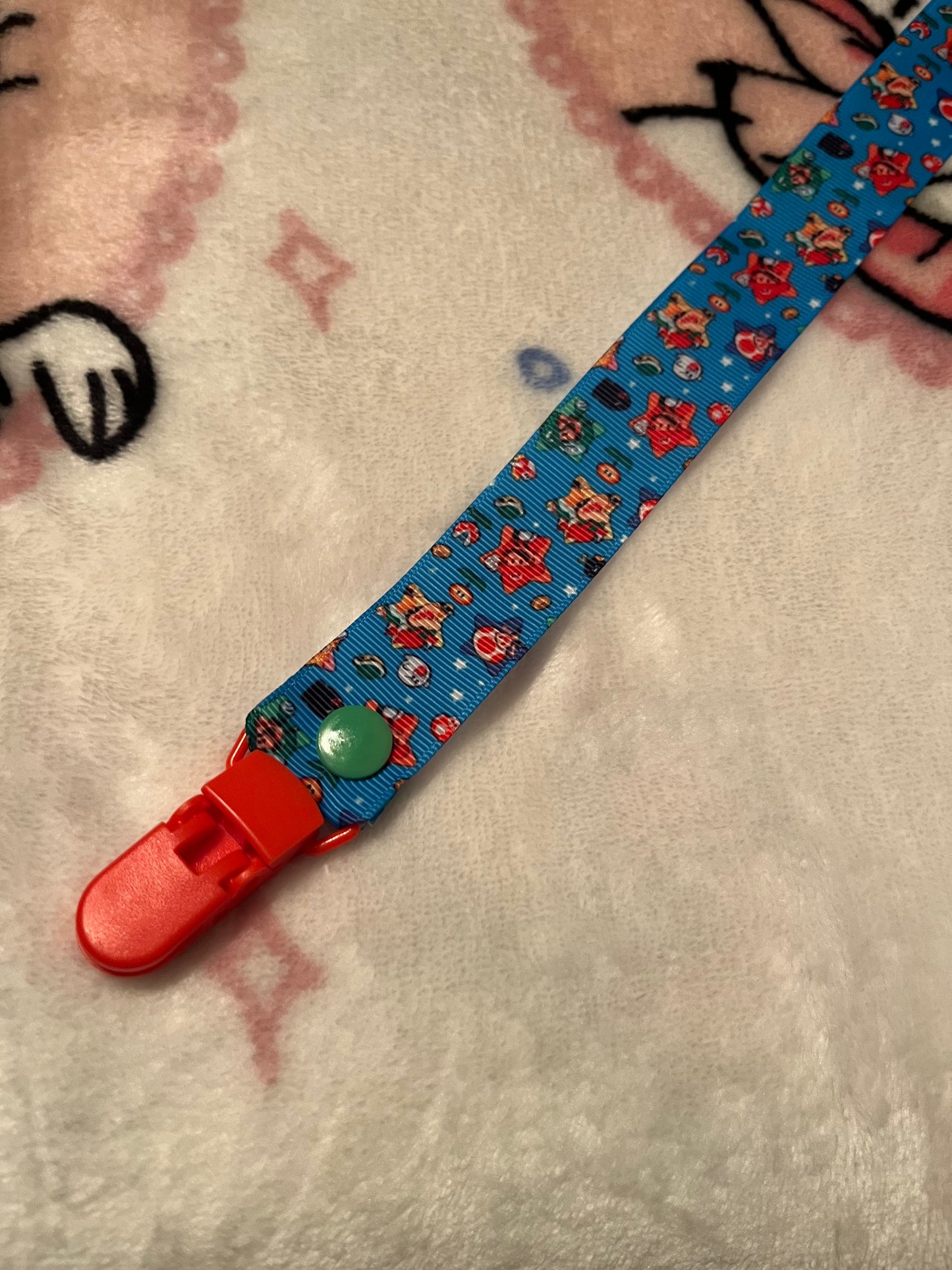 Mario Pacifier Clip