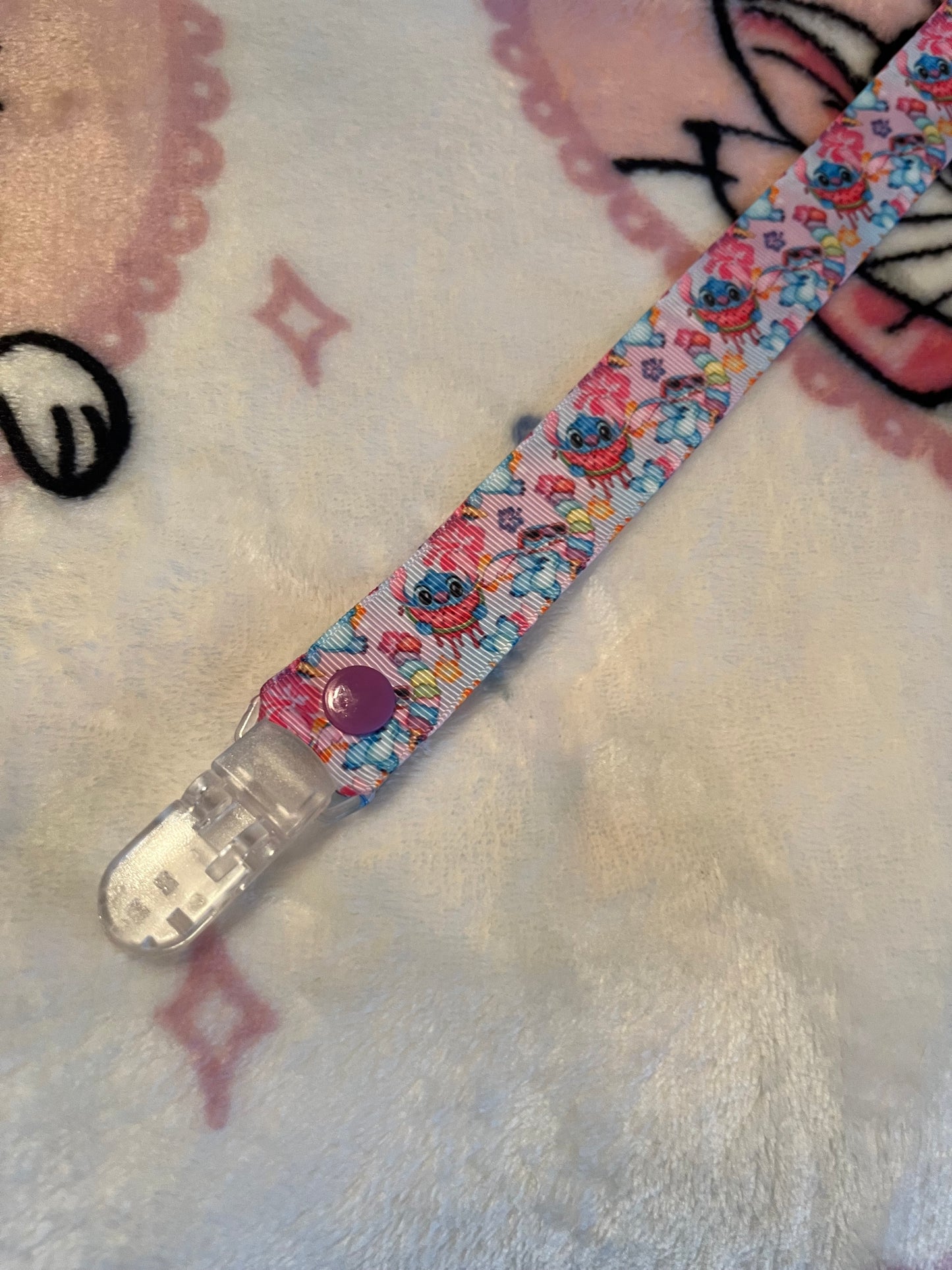 Stitch Pacifier Clip