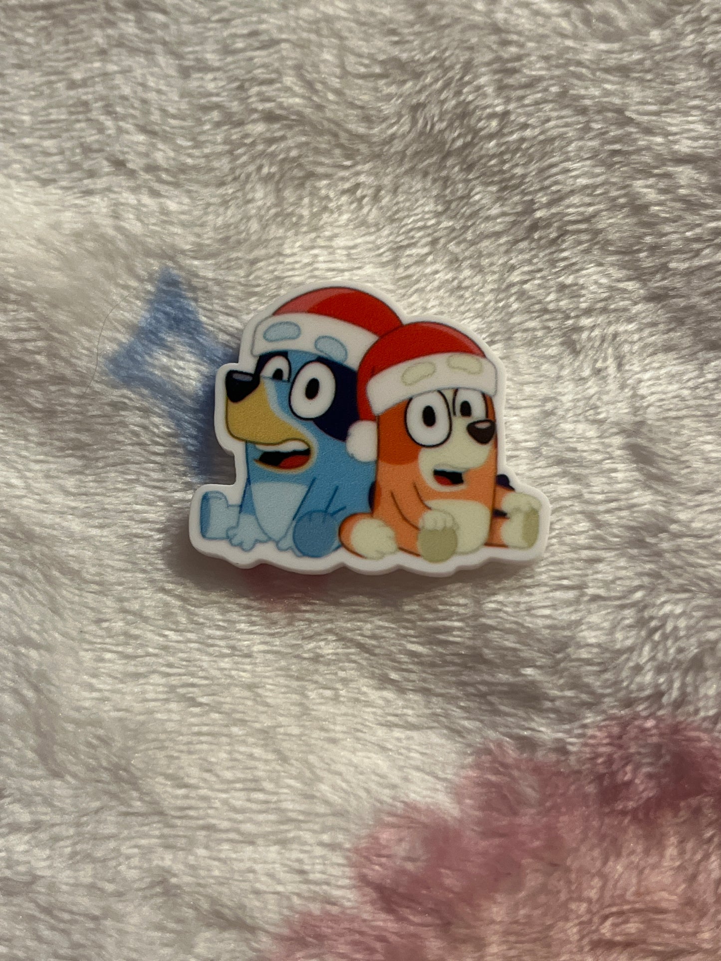Christmas Bluey and Bingo Planar