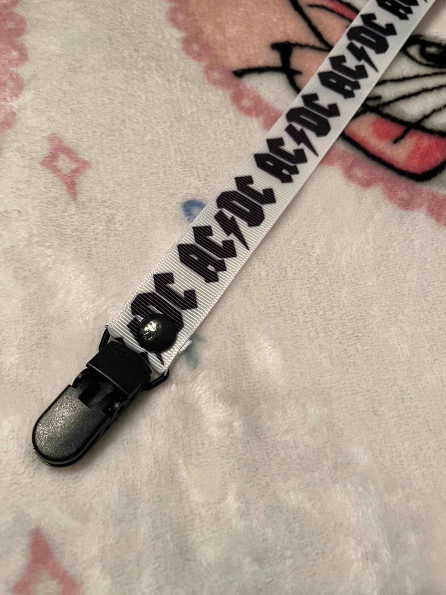 AC/DC Pacifier Clip