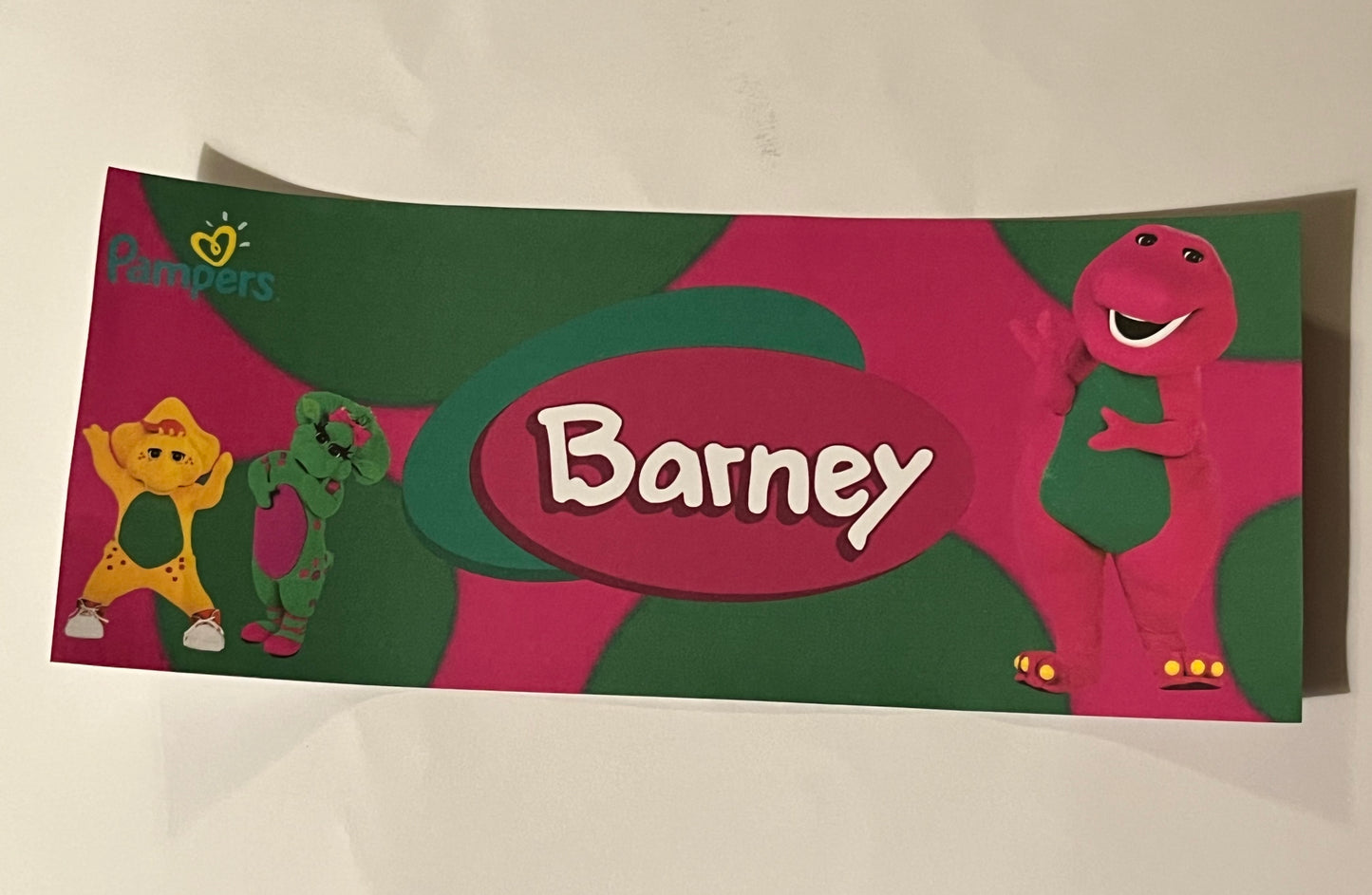 Barney Diaper Tape