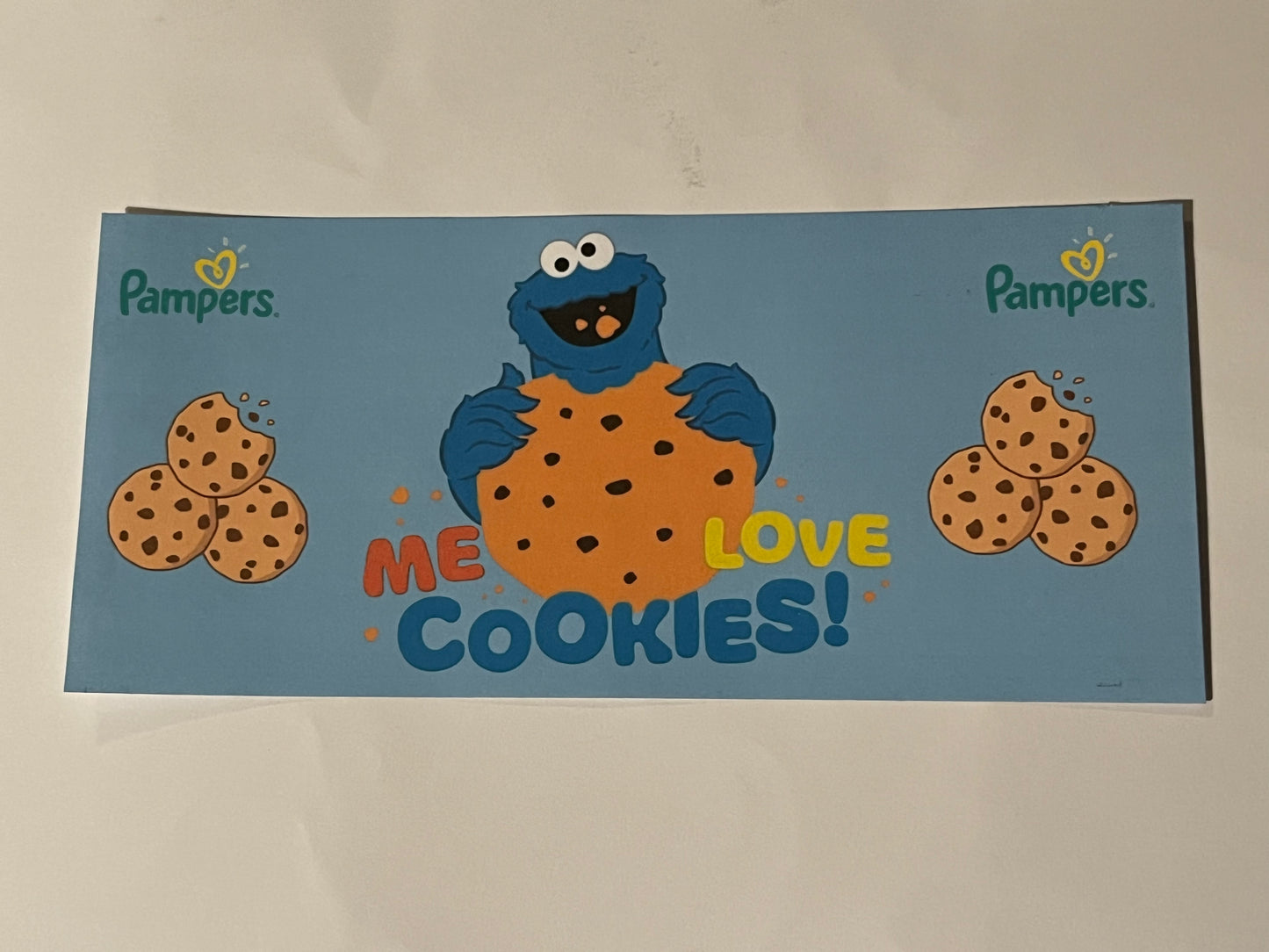 Cookie Monster Diaper Tape
