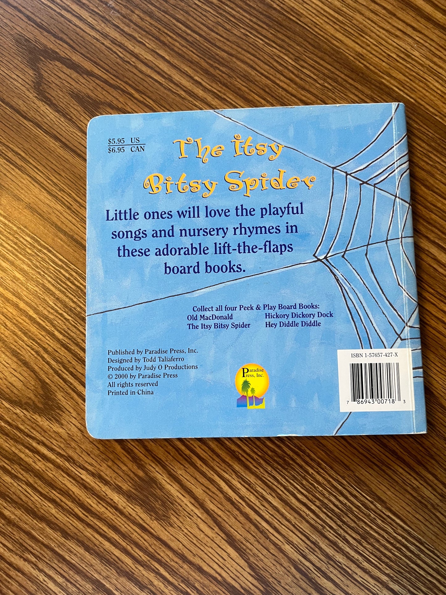 Itsy Bitsy Spider Book
