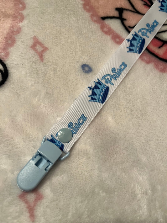 Prince Pacifier Clip