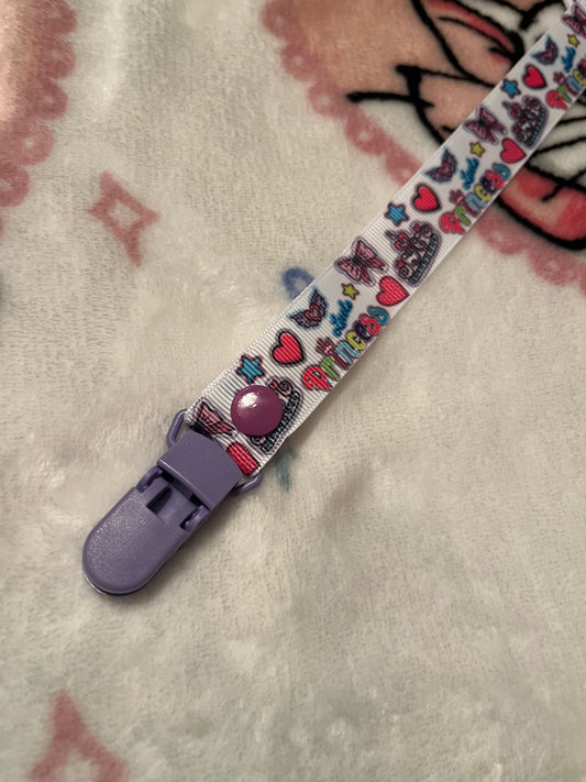 Little Princess Pacifier Clip