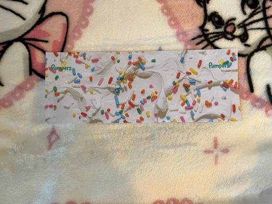 White Frosting Diaper Tape