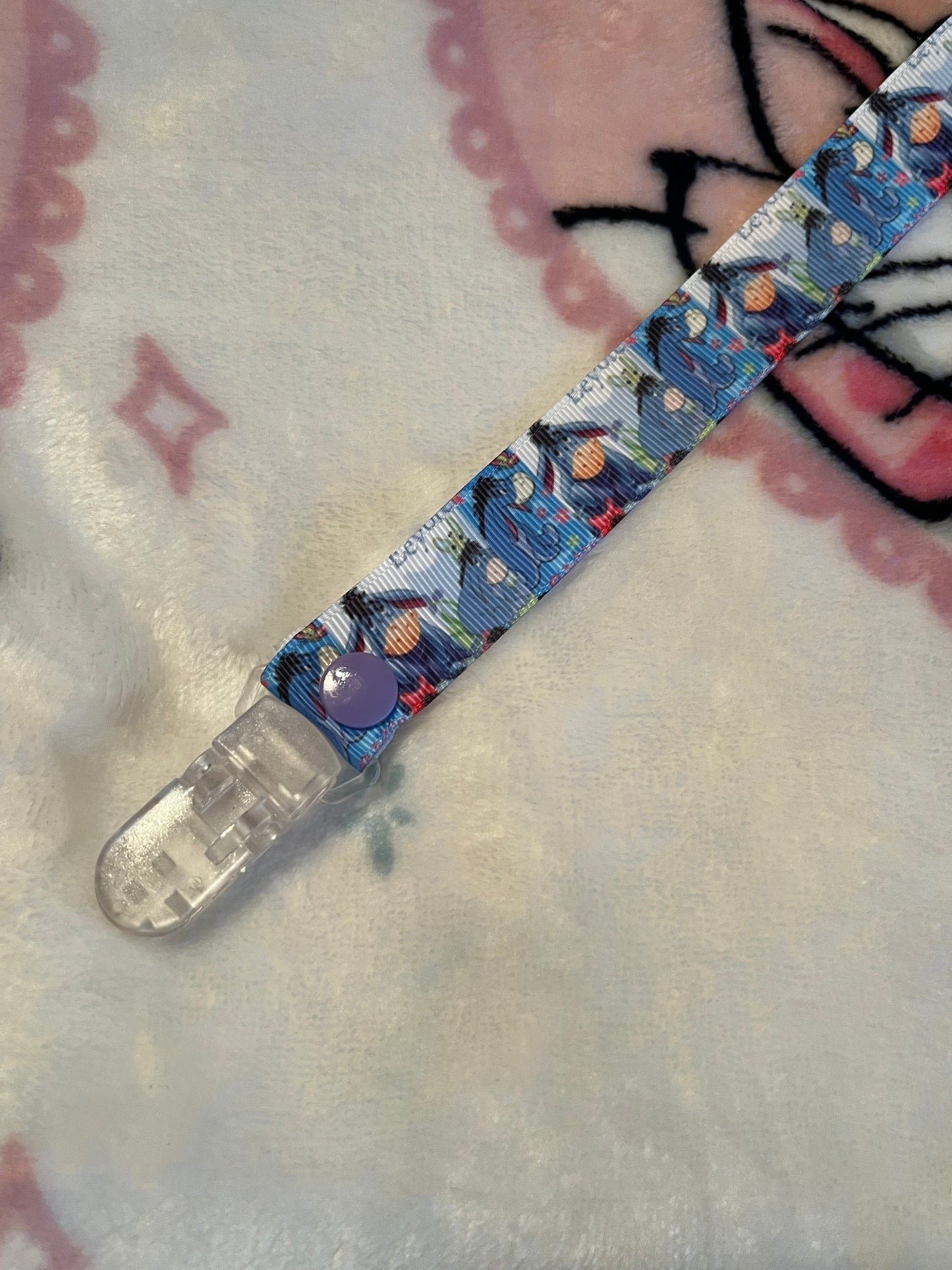 Eeyore Pacifier Clip