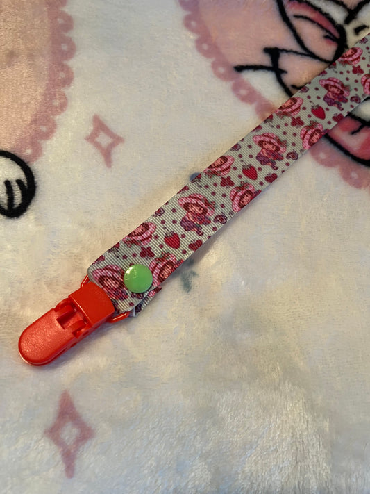 Strawberry Shortcake Pacifier Clip