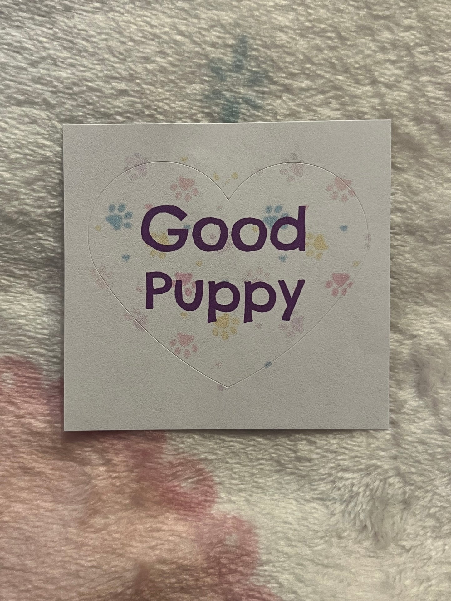 Good Puppy Sticker