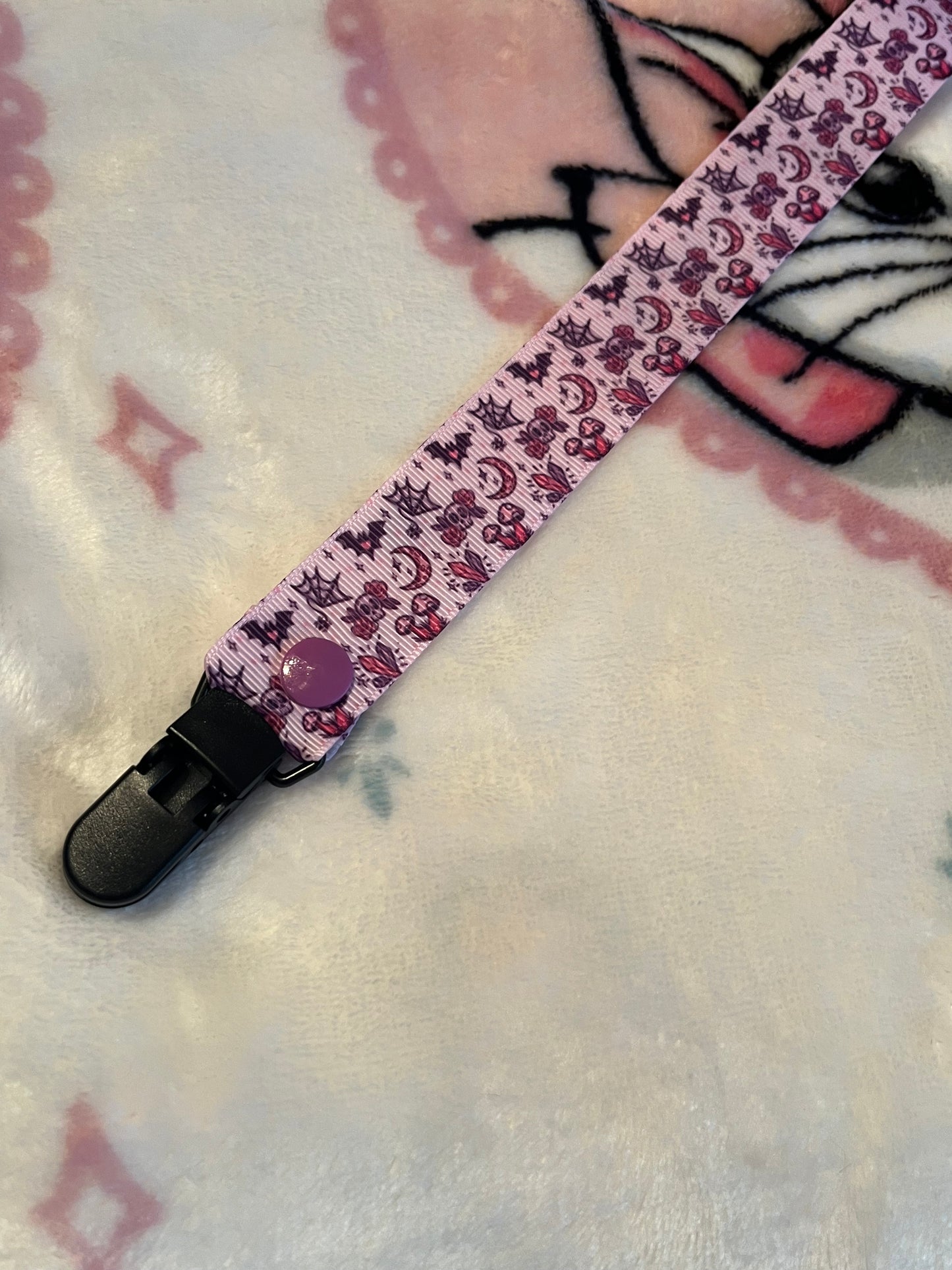 Gothic Pacifier Clip