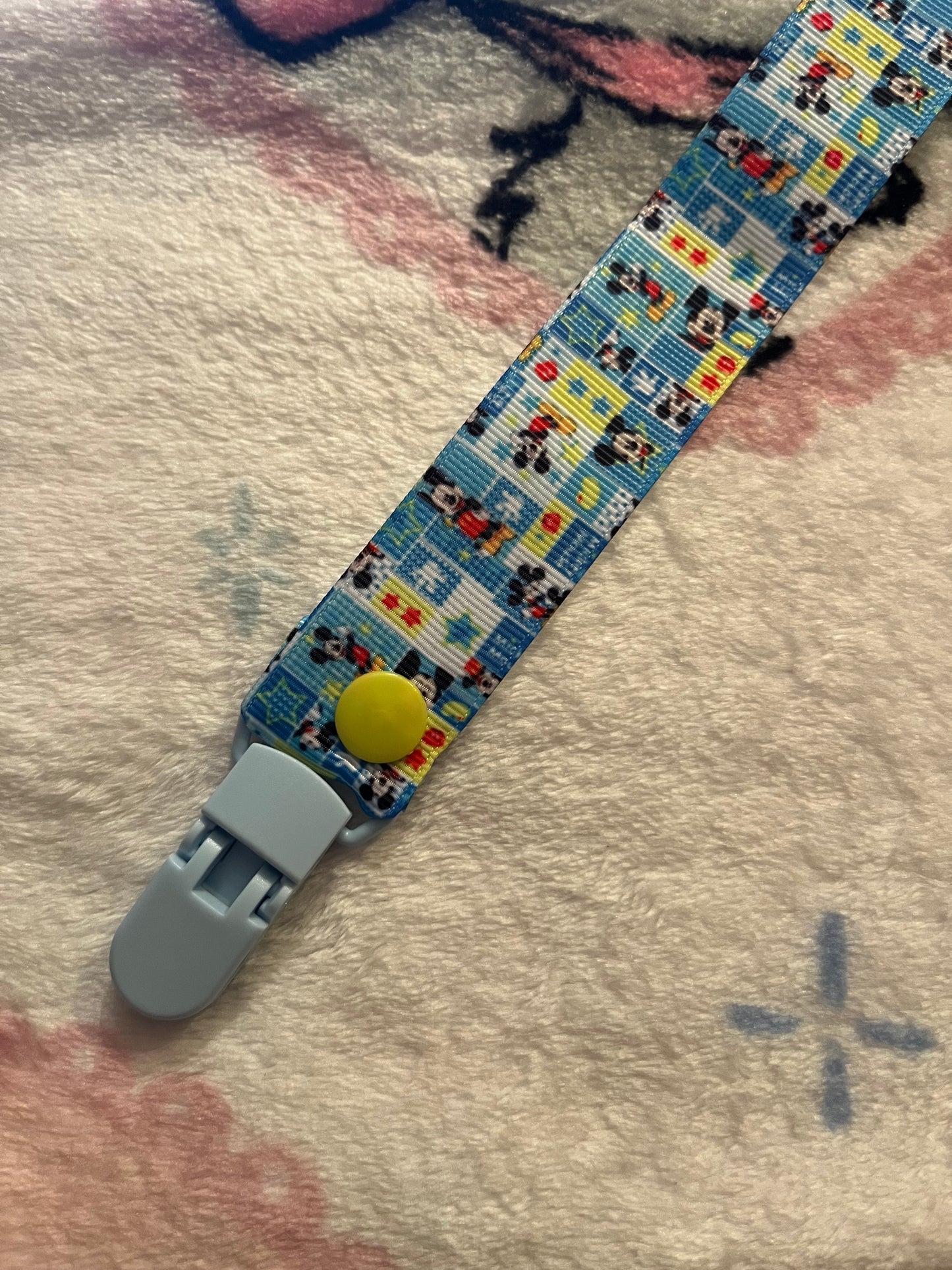 Mickey Mouse Pacifier Clip
