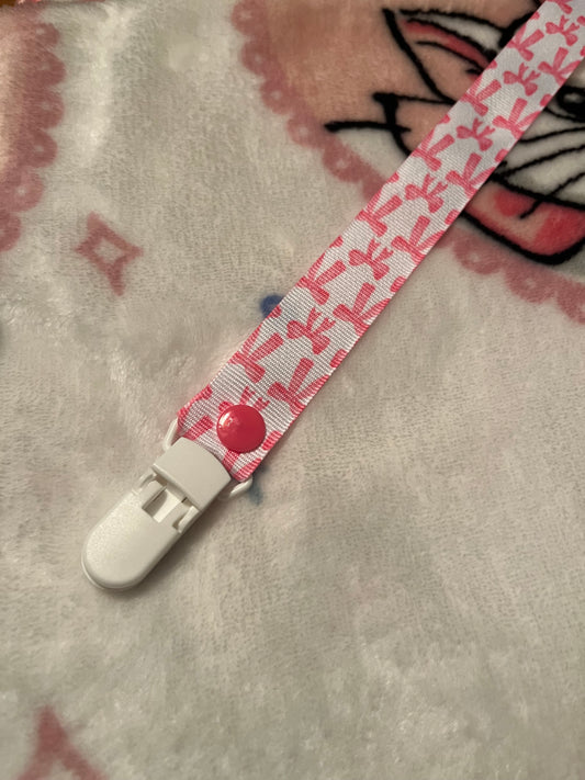 Bows Pacifier Clip
