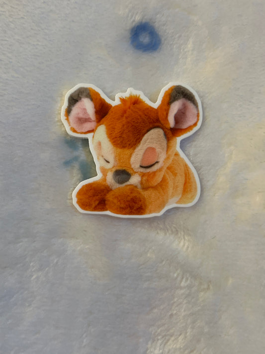 Sleeping Bambi Plush Planar