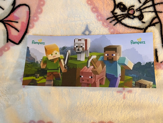 Minecraft Diaper Tape