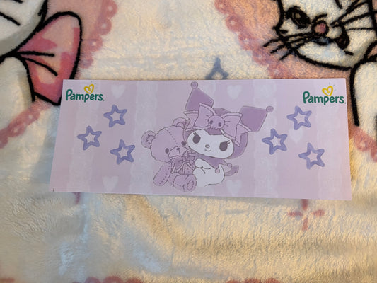 Kuromi Diaper Tape