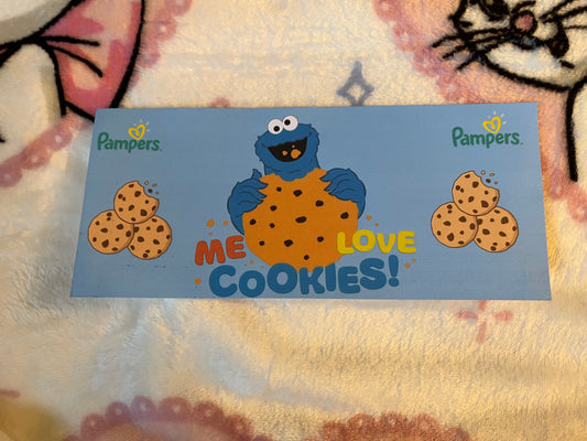 Cookie Monster Diaper Tape
