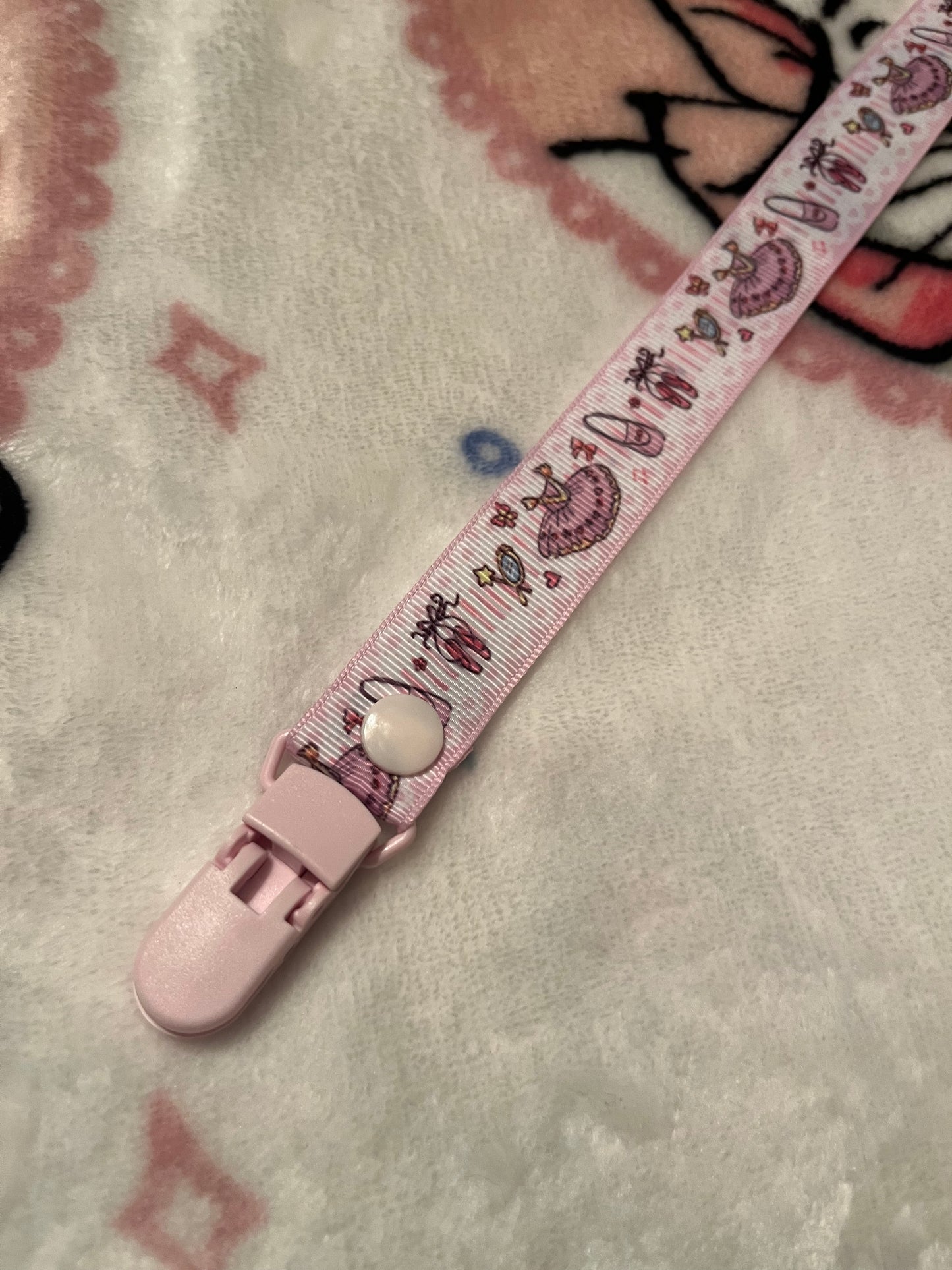 Girly Stuff Pacifier Clip