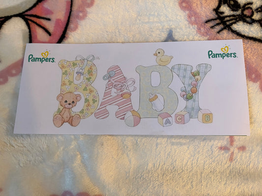 Precious Moments Diaper Tape