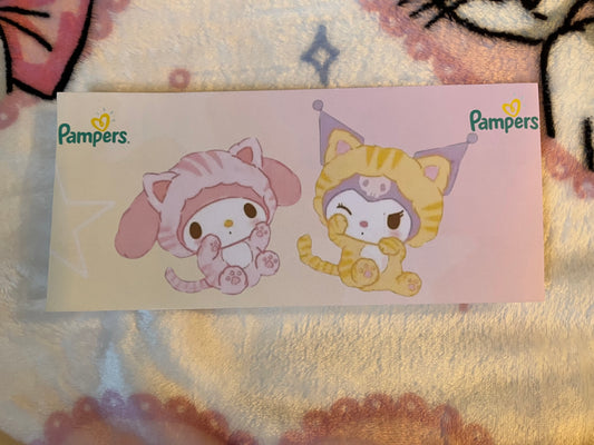 My Melody and Kuromi Cats Diaper Tape