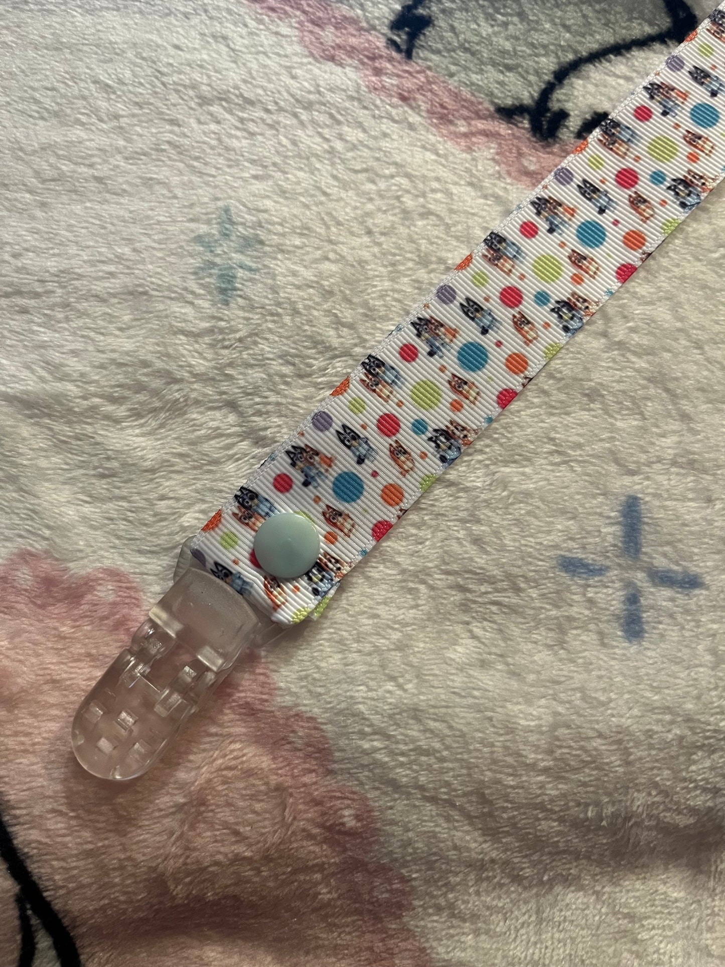 Bluey and Bingo Pacifier Clip