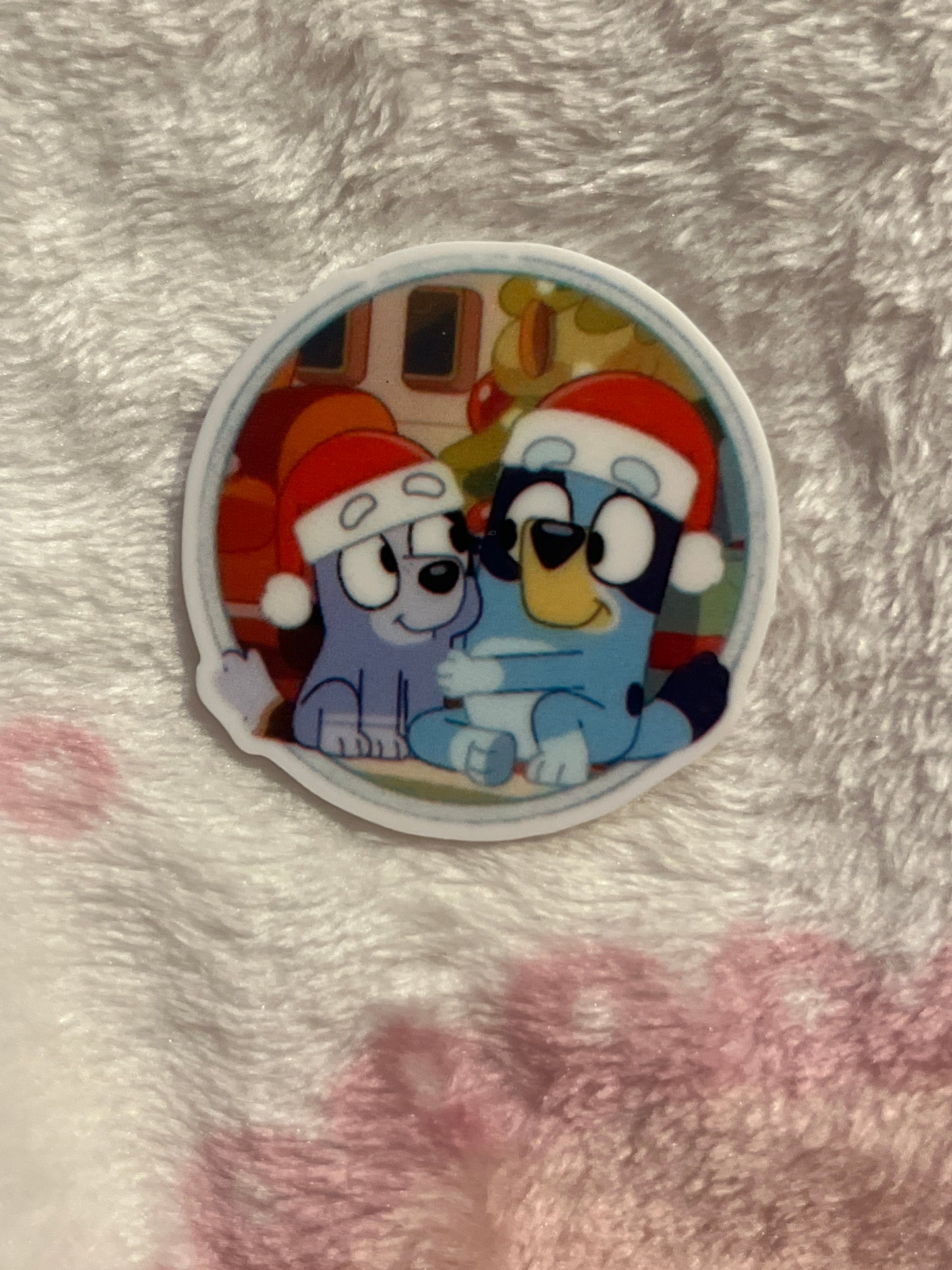 Christmas Bluey and Socks Planar