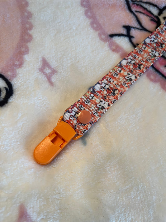 Bingo Pacifier Clip
