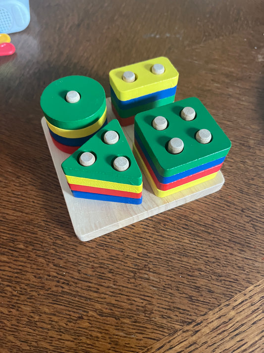 Wooden shapes toy