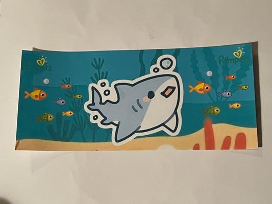 Shark Diaper Tape