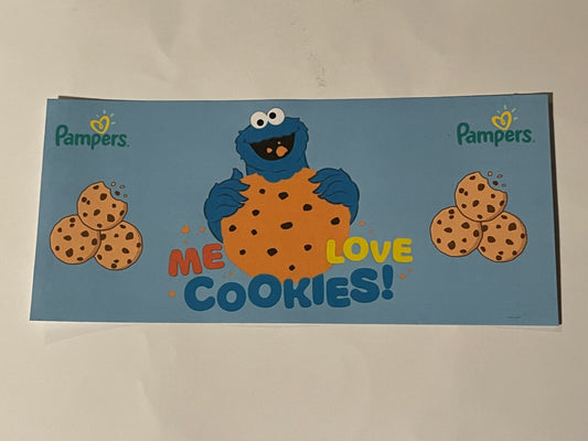 Cookie Monster Diaper Tape