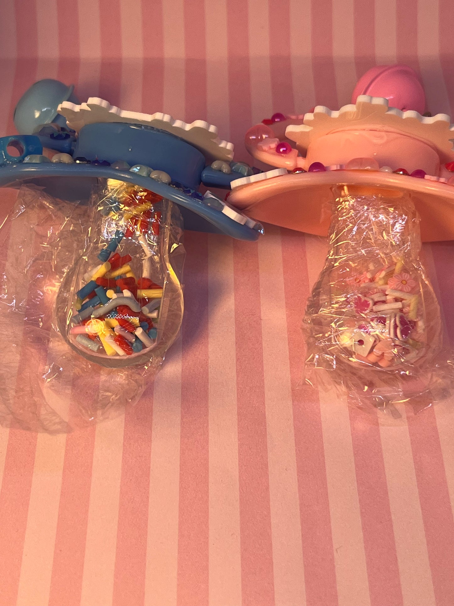 Matching Sibling Pacifier Set