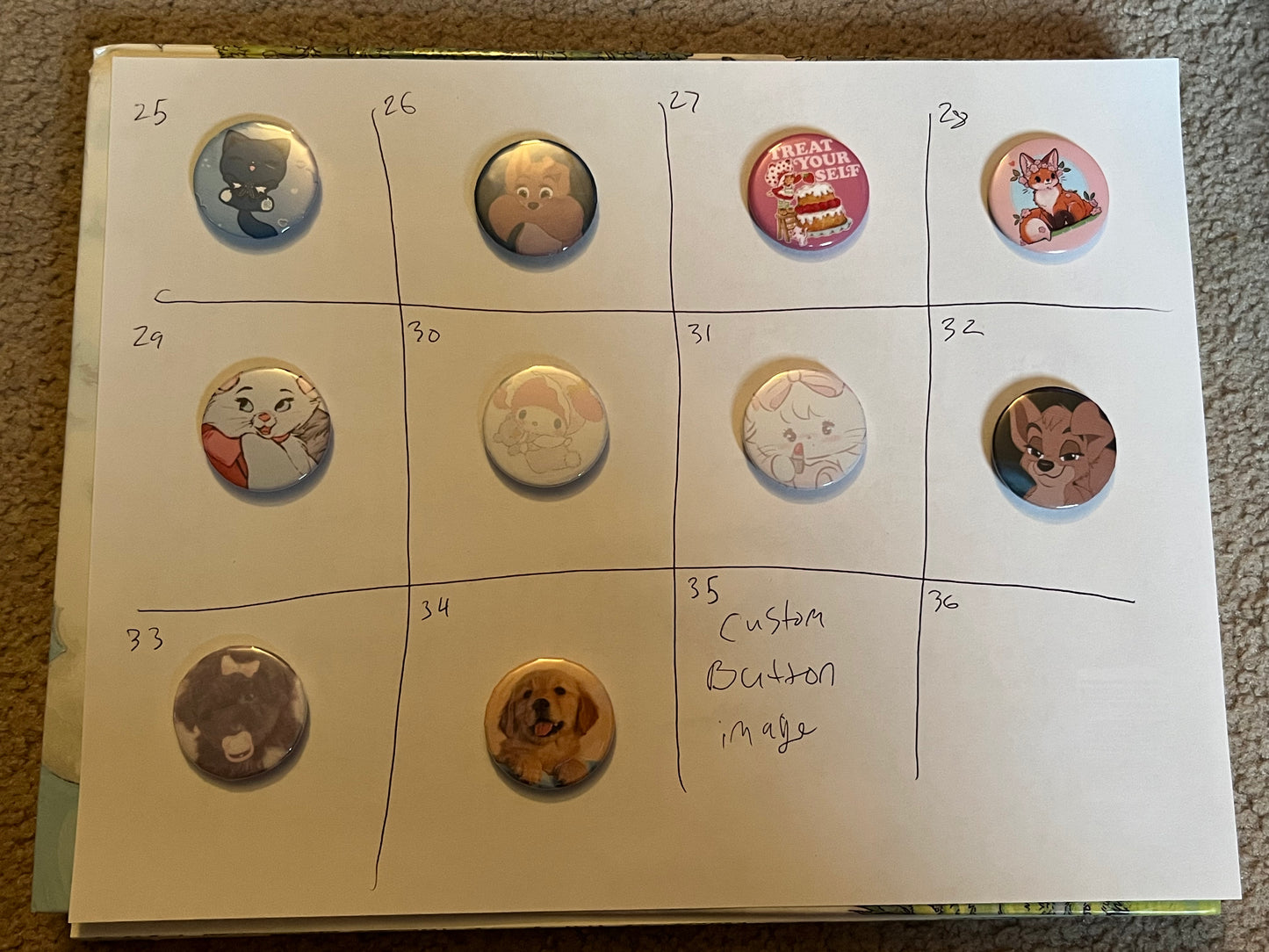 Artist’s Choice Custom (BUTTON CENTER)